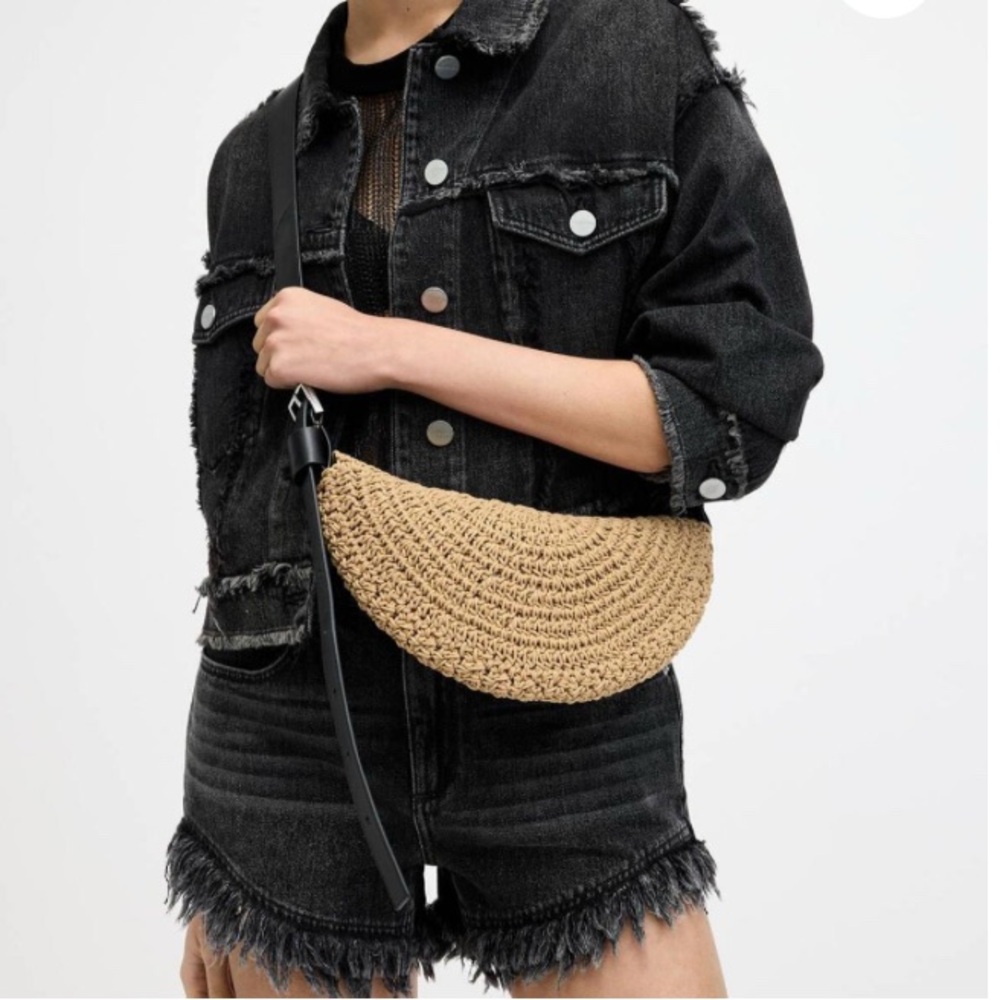 All Saints Half Moon Knot Crossbody